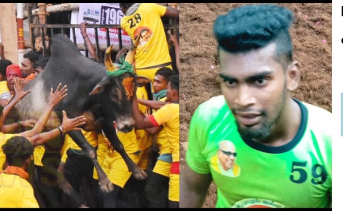 Avaniapuram Jallikattu… Sportsman who tamed 17 bulls gets a car gift…!