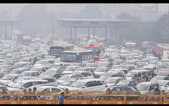Farmers’ protest reverberates: Heavy traffic jam in Delhi