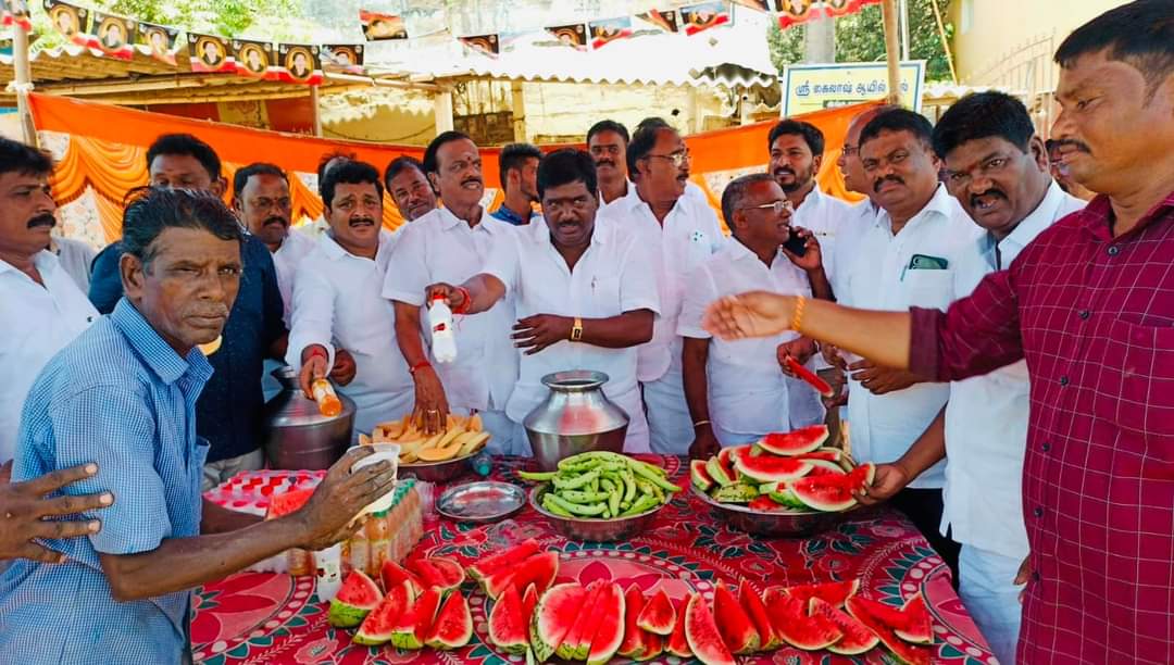 Inauguration of Chalivendram at Elavoor